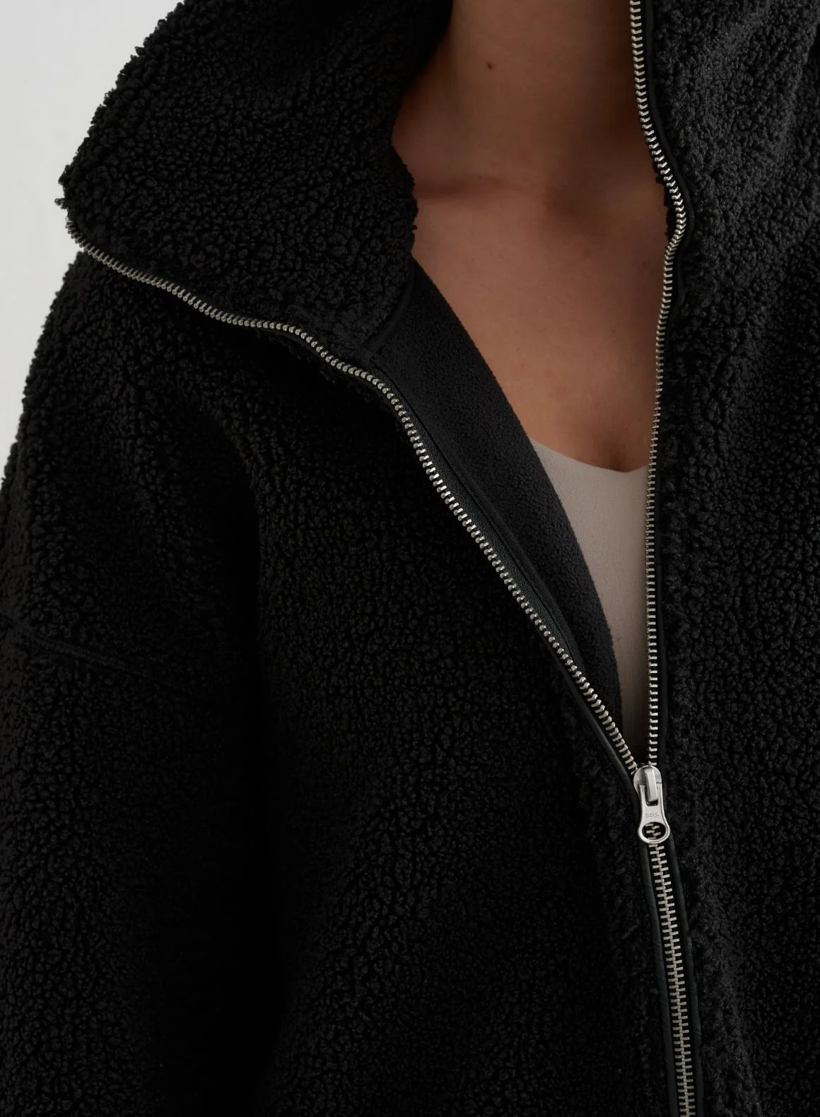 Black Pile Jacket - Image 5