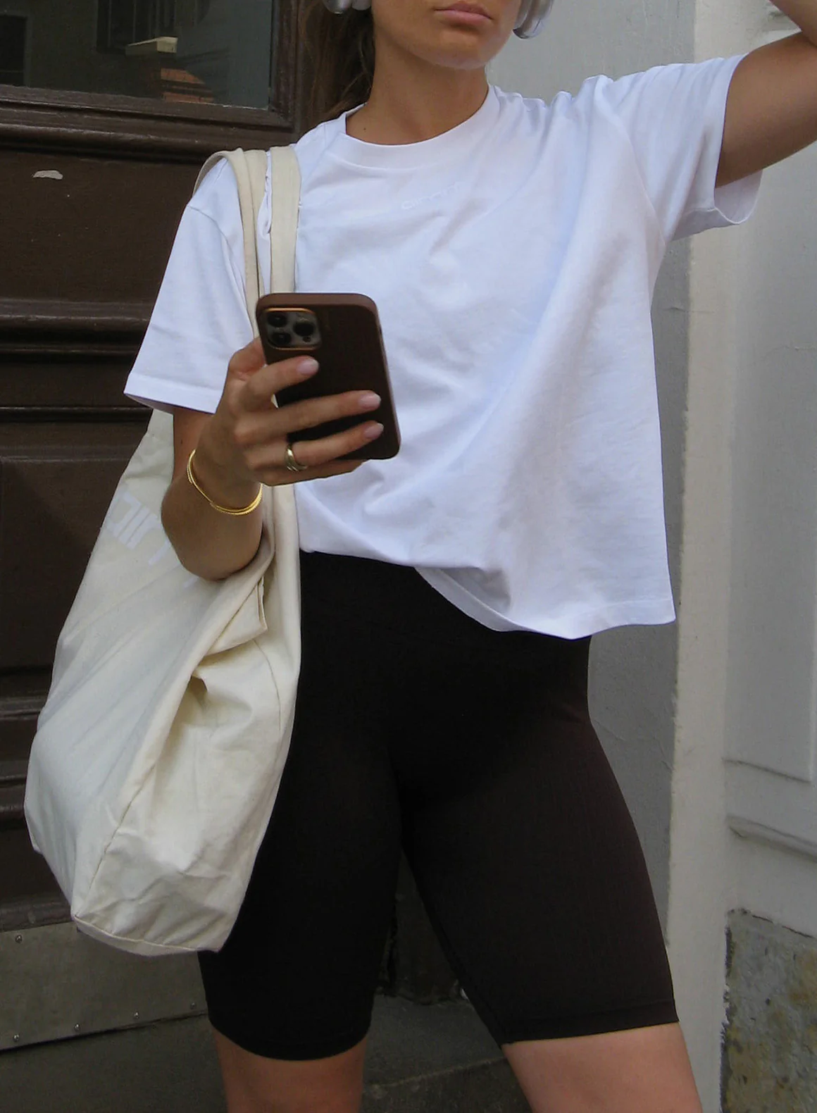 White Boxy T-shirt - Image 6