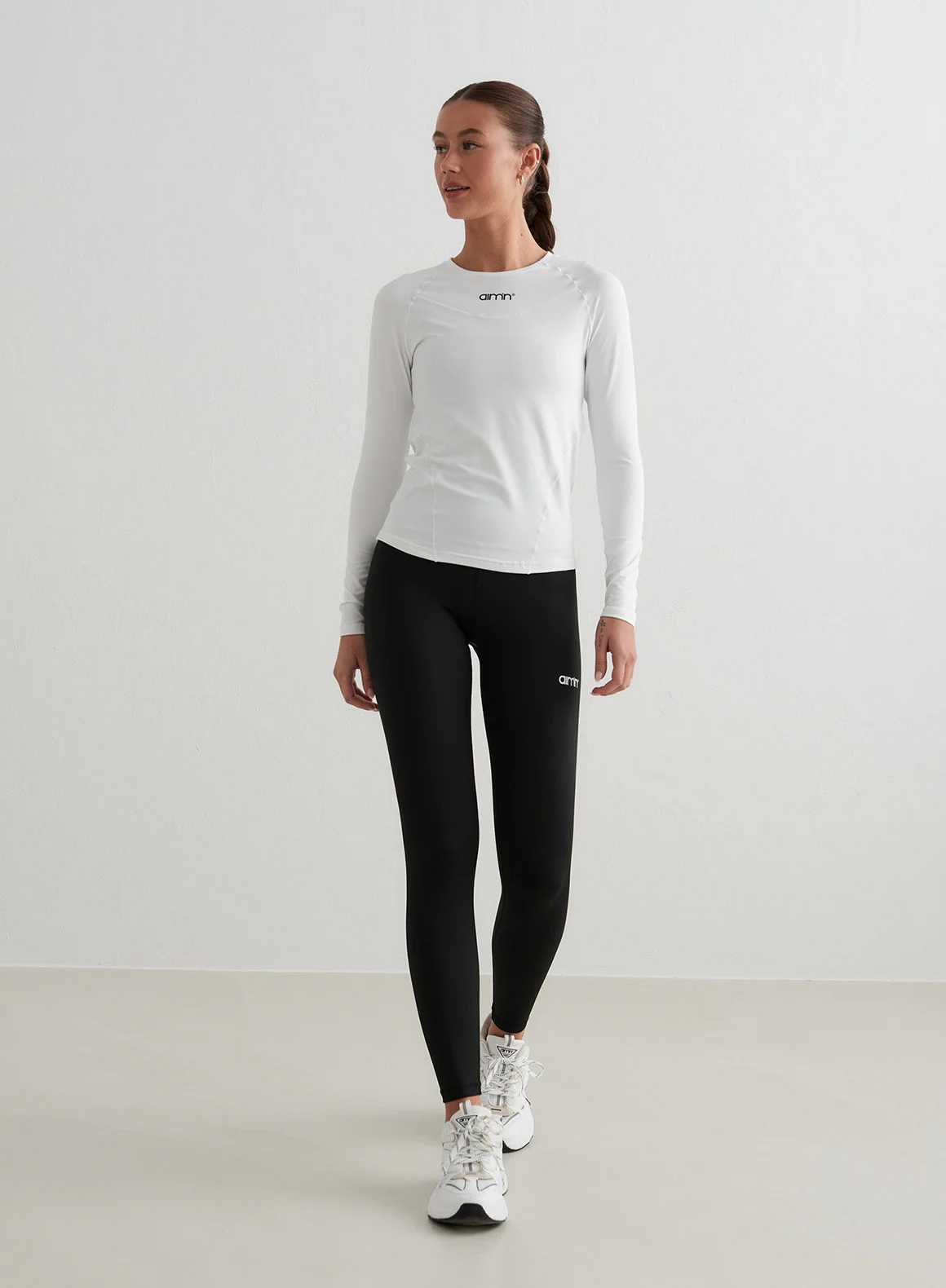 White Soft Basic Long Sleeve - Image 4